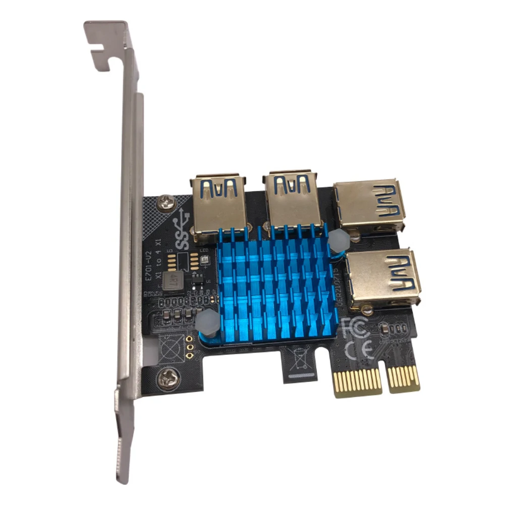 Переходная карта PCI-E PCIE 1-4 адаптер USB 3 0 для майнинга BTC конвертер PCIe | Компьютеры и