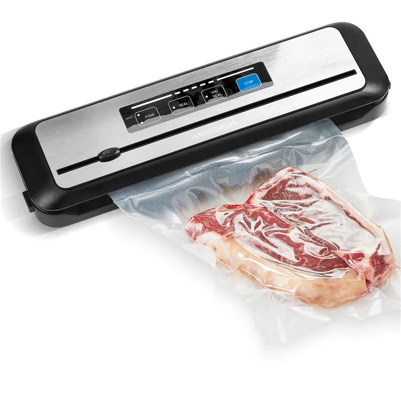 INKBIRD Food Preserver Vacuum Sealer Automatic Vacuuming Machine Air Sealing System Dry or Moist Packing Tools for Meat Veggies