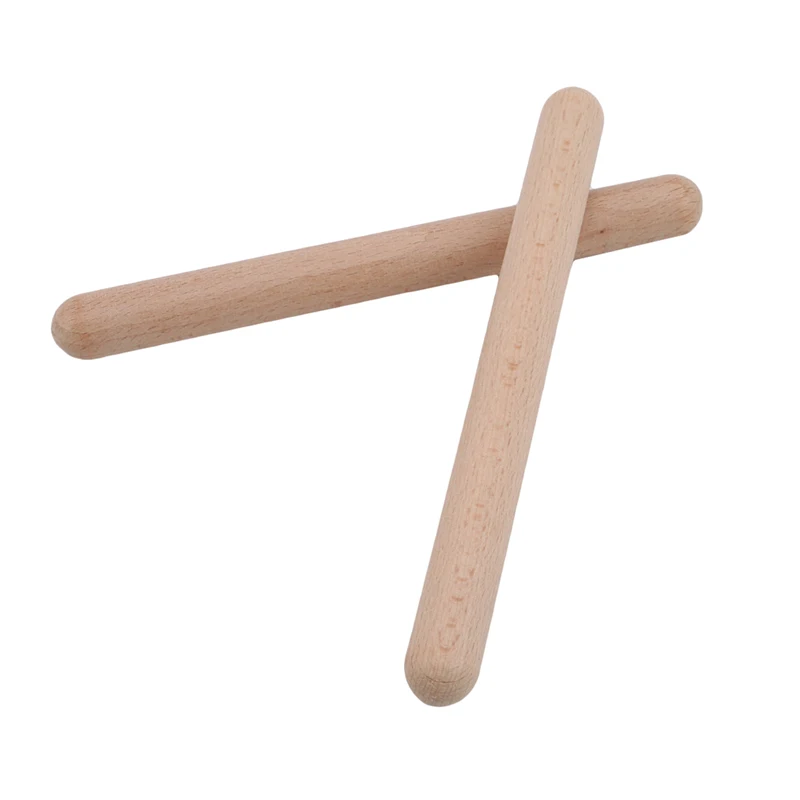 

2Pcs/set Classical Orff Rhythm Sticks Music Hardwood Claves Percussion Instrument Rhythm Sticks Baby Toys For Kids
