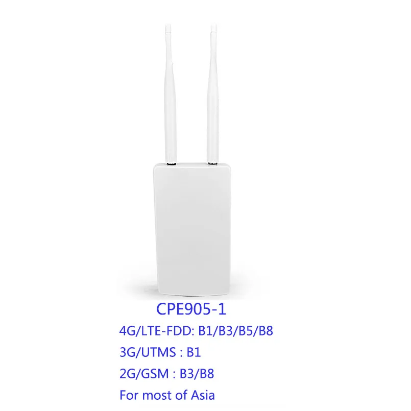 TIANJIE Открытый 4G LTE WiFi роутер беспроводной WAN/LAN порт Wifi AP слот для sim-карты wifi точка доступа водонепроницаемый CPE роутер модем - Цвет: CPE-905-1
