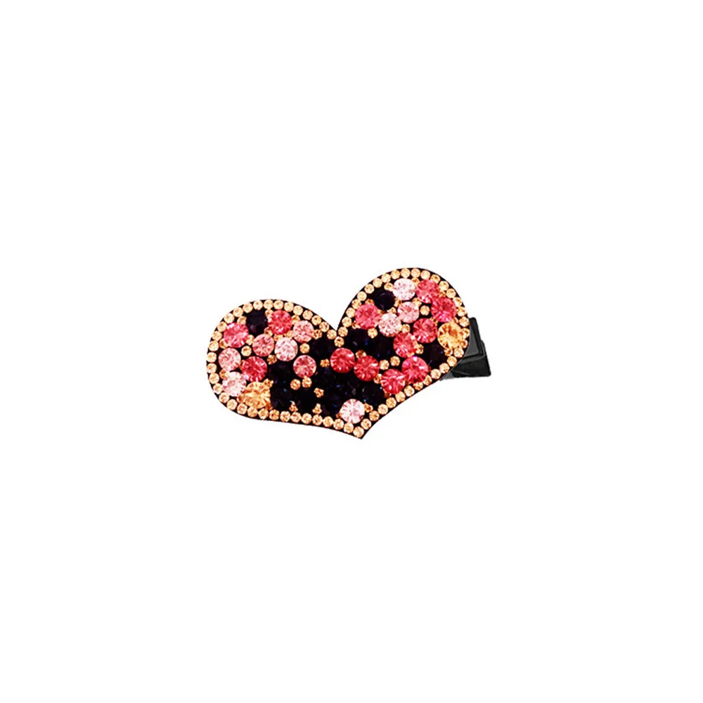 

Hair Clips Alloy Female Butterfly Hairpins Heart Rhinestone Dragonfly Duck Mouth Edge Girls Headdress Barrettes Hair Accessories