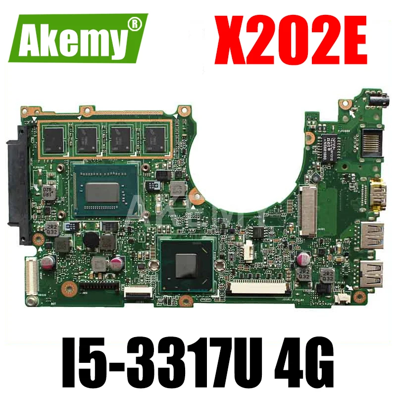

For ASUS I5-3317U 4G/Memory X202E X201E S200E X201EP laptop motherboard tested 100% work original mainboard