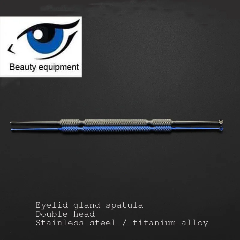 Большой микроофтальмологический инструмент из нержавеющей стали шпатель meibomian