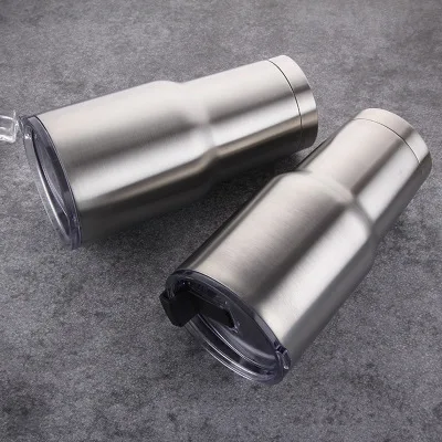 stainless 25 шт./лот, 30 унций, термос, кружки, стаканы для воды, кофе, чашки для путешествий, 18/8, нержавеющая сталь, с двойными стенками, изолированное вакуумное стекло - Цвет: stainless
