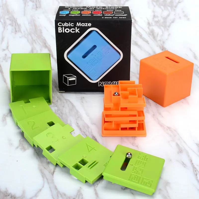 Новый 3D шестисторонний куб лабиринт головоломка DIY данных прокатки мяч
