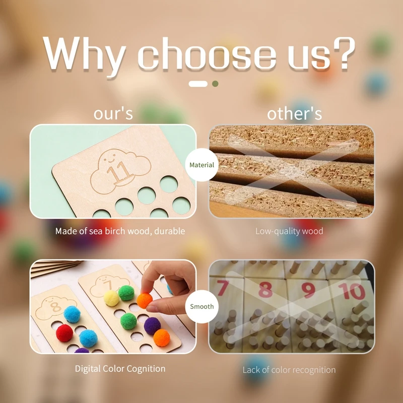 Игрушка Монтессори для малышей радужная доска деревянные игрушки сенсорные