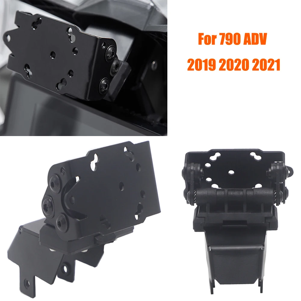 

For 790 390 ADVENTURE Motorcycle SMART PHONE Navigation GPS Plate Bracket Adapt Holder Kit 2019 2020 2021