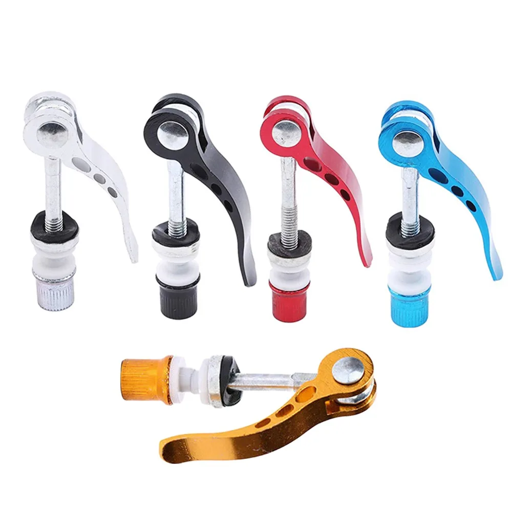 

Bike Seat Post Clamp Aluminium Alloy Quick Release Bicycle Seat Post Clamp Seatpost Skewer Bolt Mountain Road Bike Accessories
