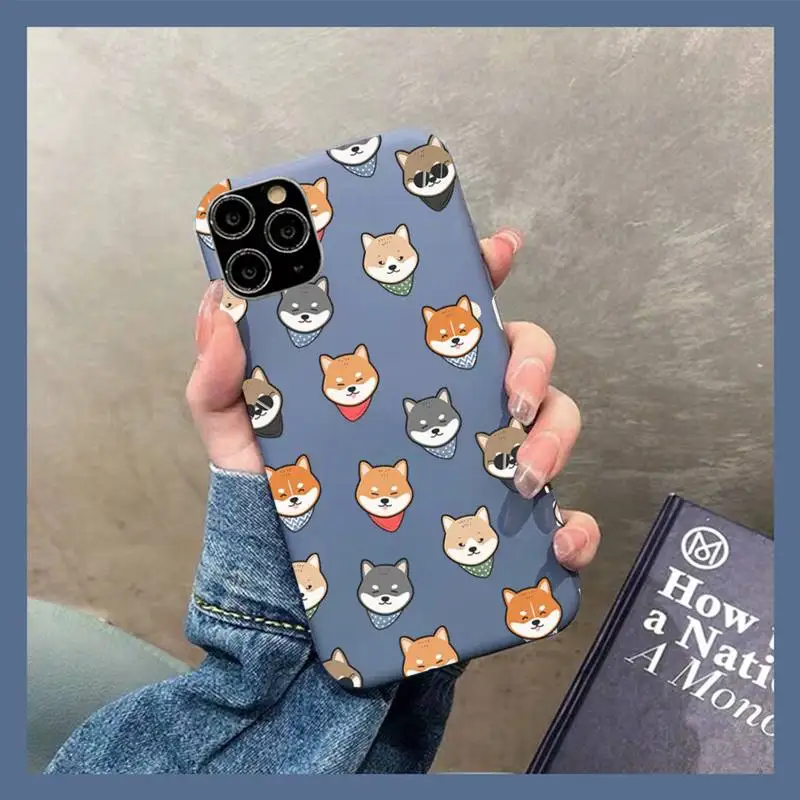 Чехол для телефона Yinuoda с мультяшной собакой Шиба-ину iphone 13 11 12 mini pro max 7 8 plus 6 6s x xs xr