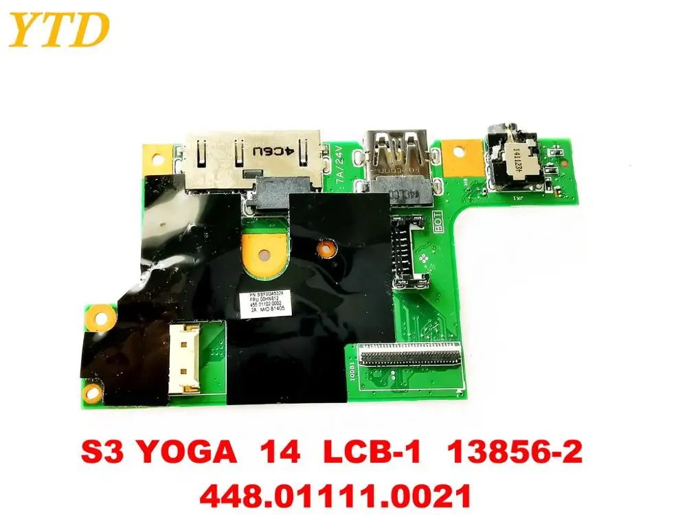 

Original for Lenovo S3 yoga 14 USB board Audio board S3 YOGA 14 LCB-1 13856-2 448.01111.0021 tested good free shipping