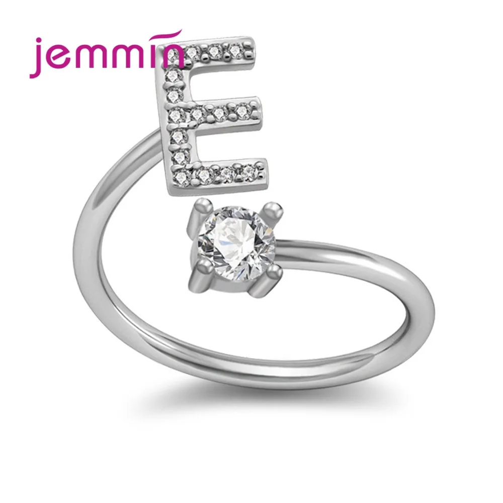 Кольцо с буквами на английском языке из серебра 925 пробы | Украшения и аксессуары