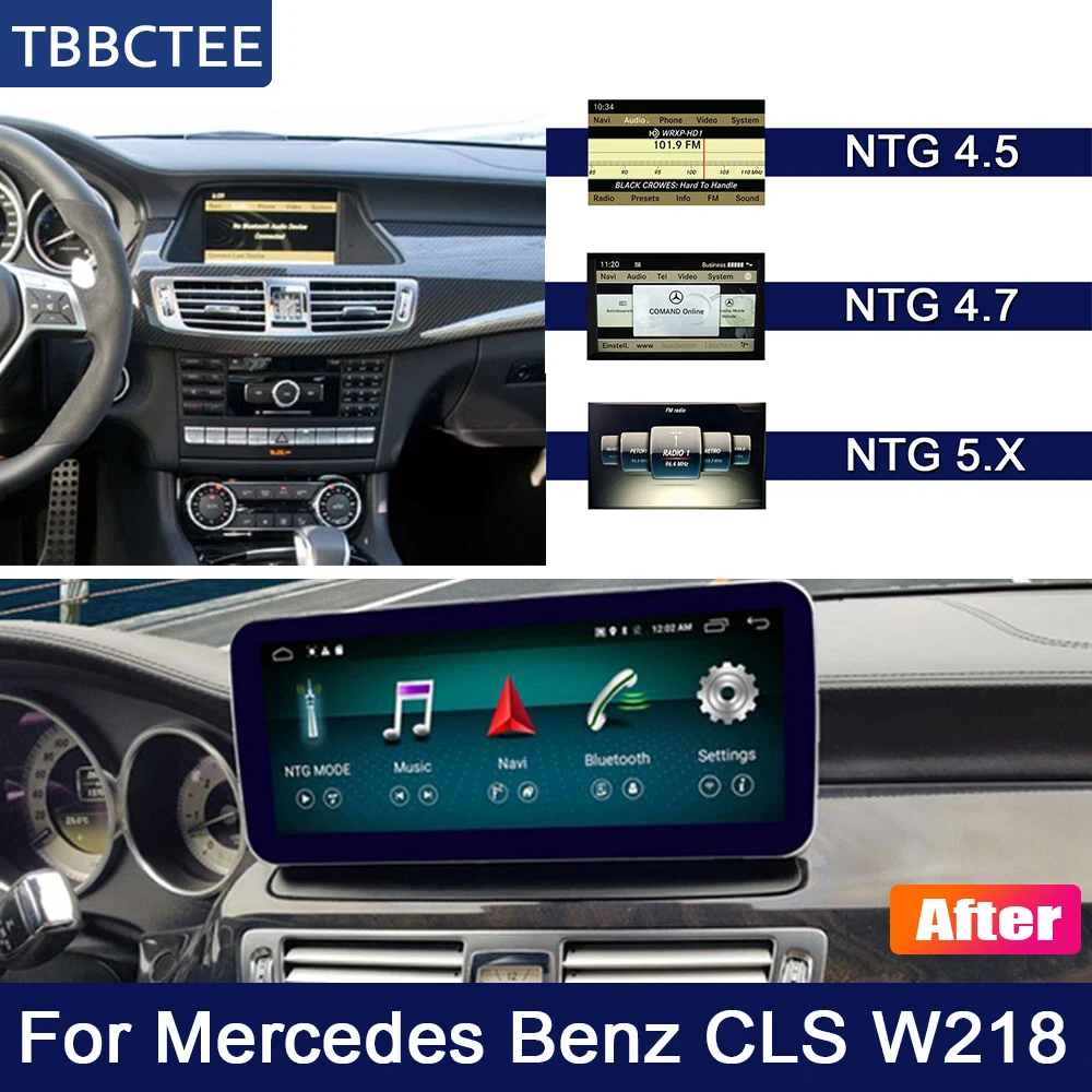 Автомобильный мультимедийный плеер экран 10 25 дюйма 4 Гб + 64 ГБ Android для Mercedes Benz MB CLS