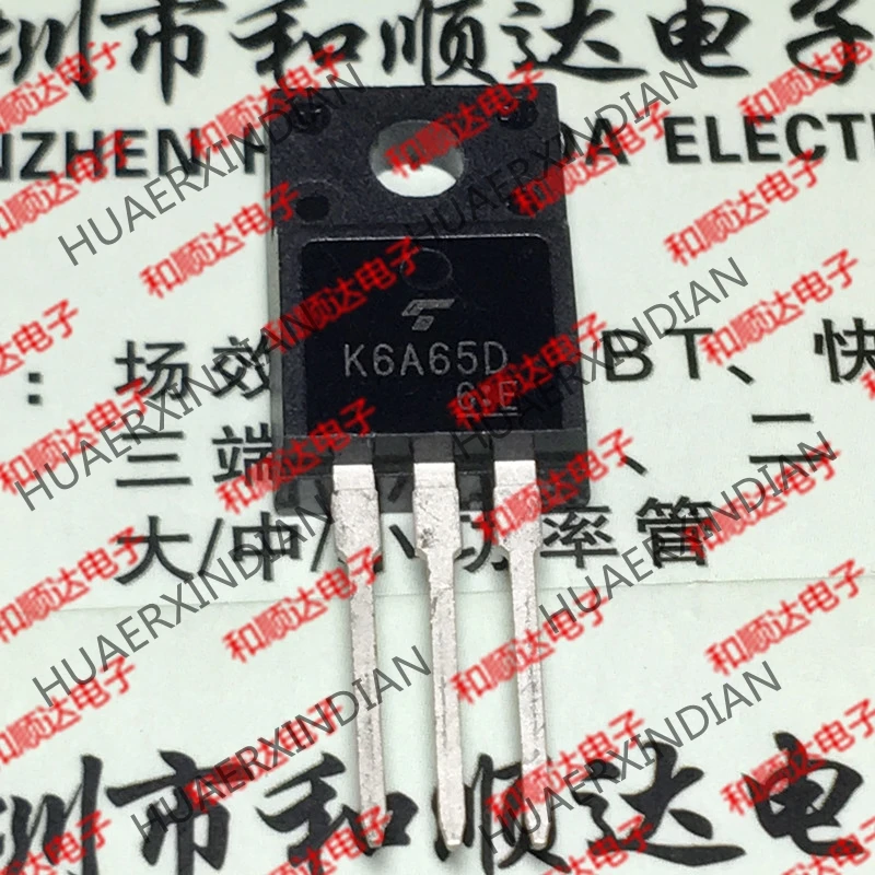 Новый оригинальный K6A65D TK6A65D TO 220F 650V6A|Интегральные схемы| |