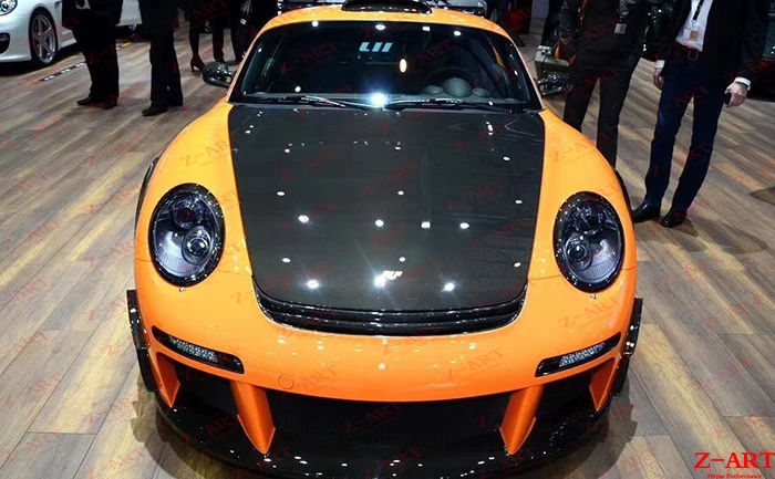2006 2011 Z ART для 911 углеродное волокно глаз крышкой реальные передняя крышка лампы