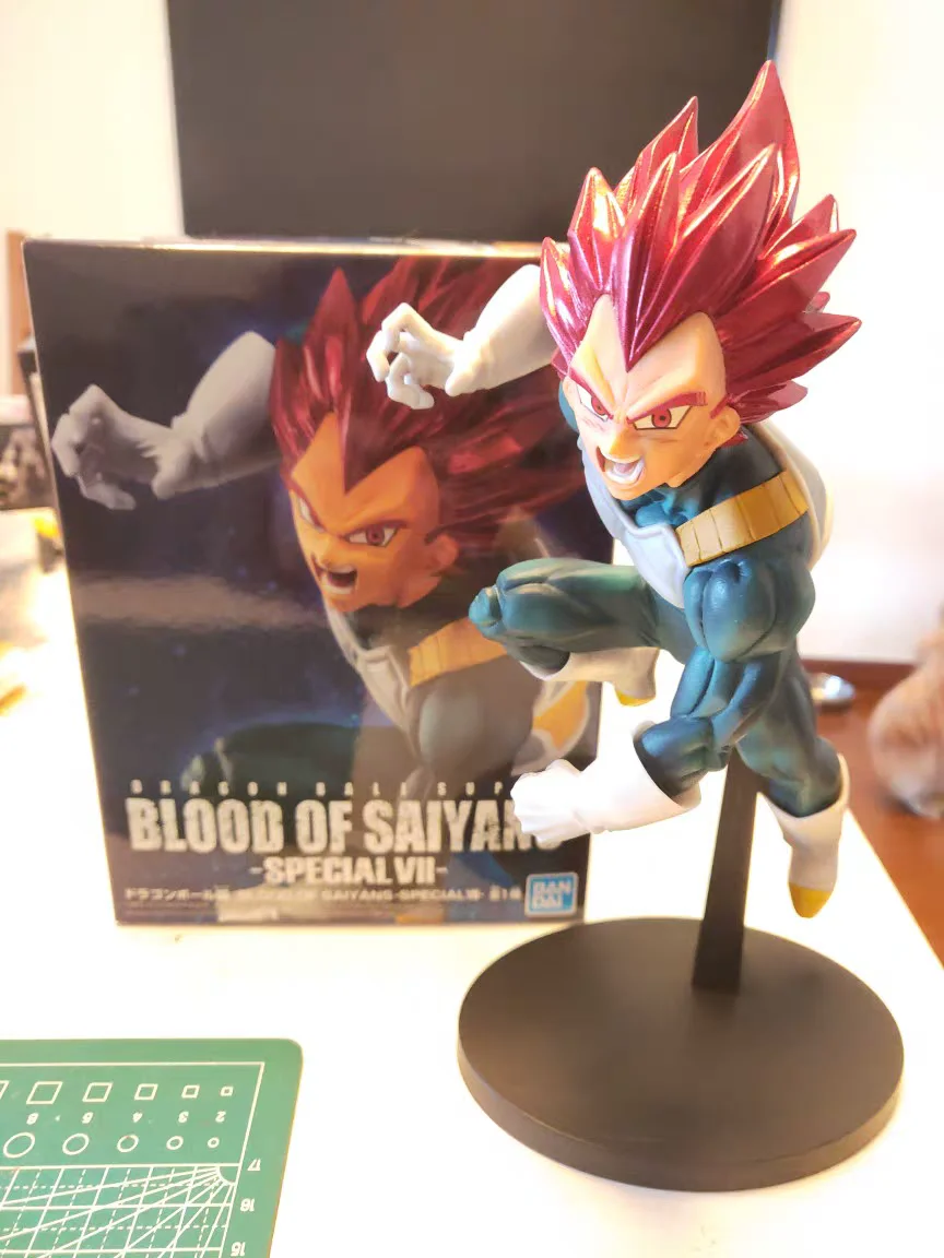 Оригинальный Banpresto Dragon Ball Super DBZ BOS специальный VII God Red Vegeta фигурка фигурки модель