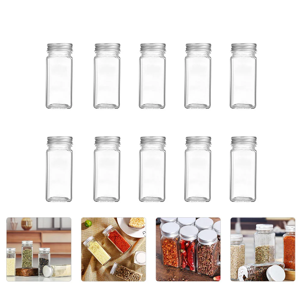 

12 шт. портативных стандартных кухонных бутылок для специй (разные цвета)