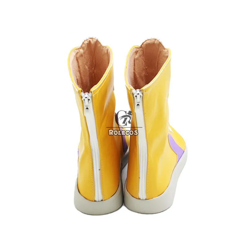 

ROLECOS Anime SK8 The Infinity Miya Chinen Cosplay Shoes Miya Chinen Cosplay Shoes SK8 Men Yellow High Boots Shoes Casual Shoes