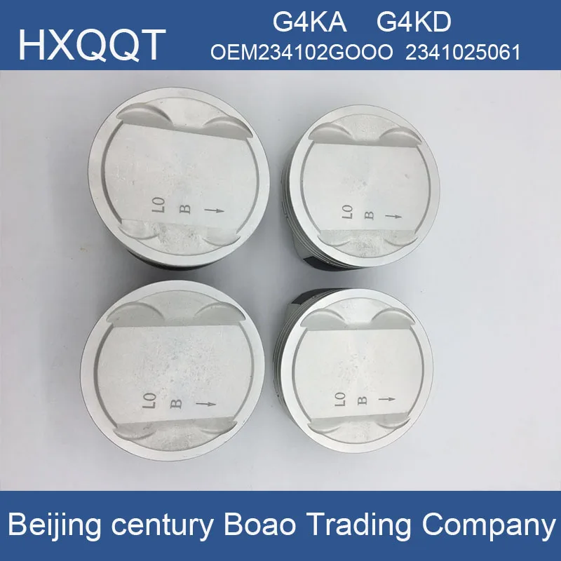 Поршневой цилиндр двигателя 4 шт. для YF K4 K5 IX35 NFC NF G4KA G4KD 2 0 LOEM 234102G000 2341025061|[yf| |