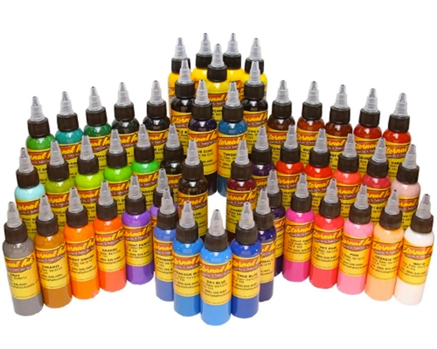 Набор для татуировок вечный 25 цветов профессиональные чернила боди арт краска