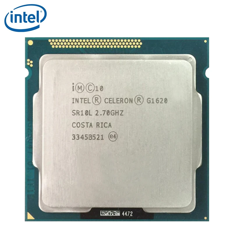 Процессор Intel Celeron G1620 ПК настольный компьютер процессор 2 м кэш 2,7 ГГц 55 Вт двухъядерный процессор LGA 1155 протестированный рабочий