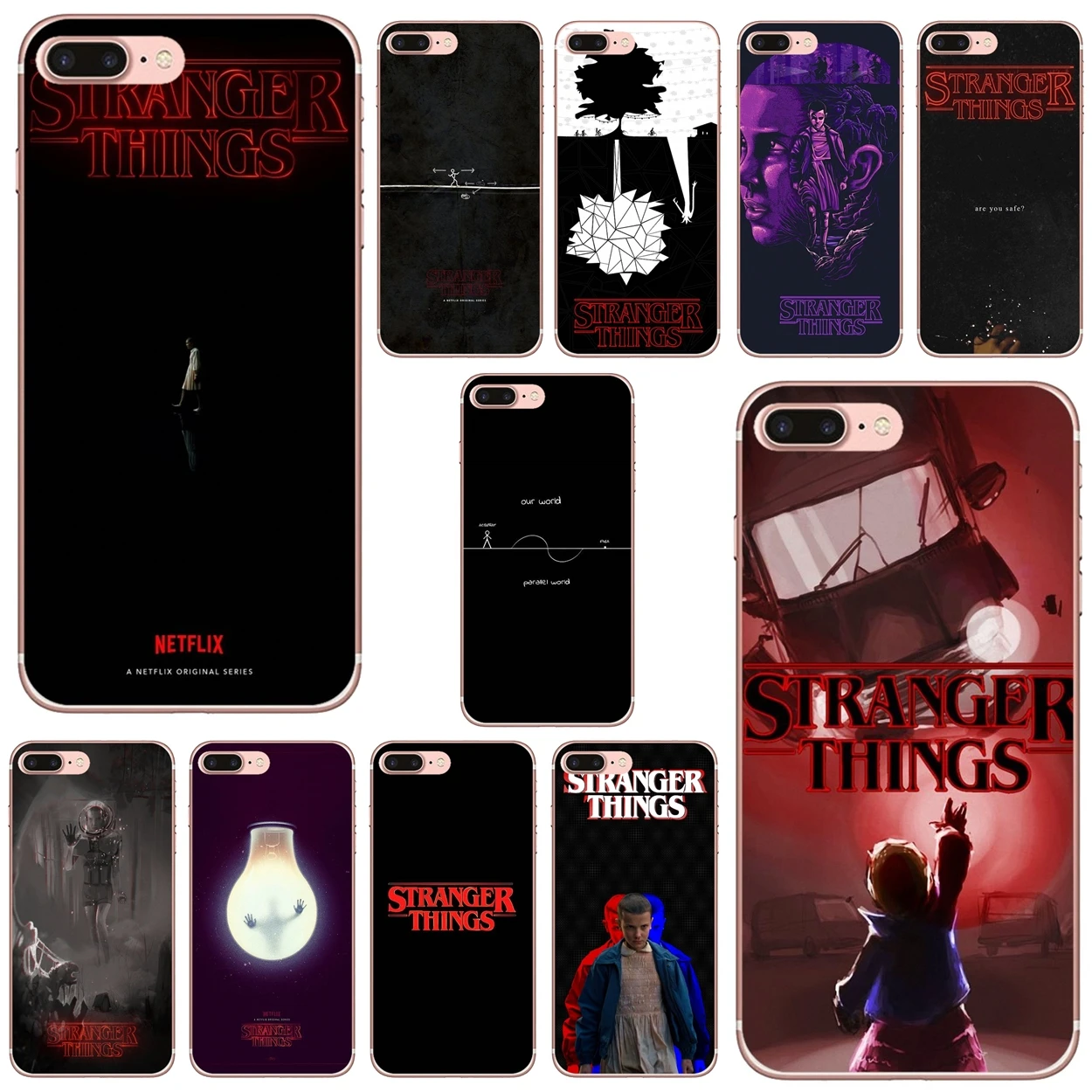 

Phone Case Stranger Things the acrobat and the flea For iPhone 10 11 12 13 Mini Pro 4S 5S SE 5C 6 6S 7 8 X XR XS Plus Max 2020