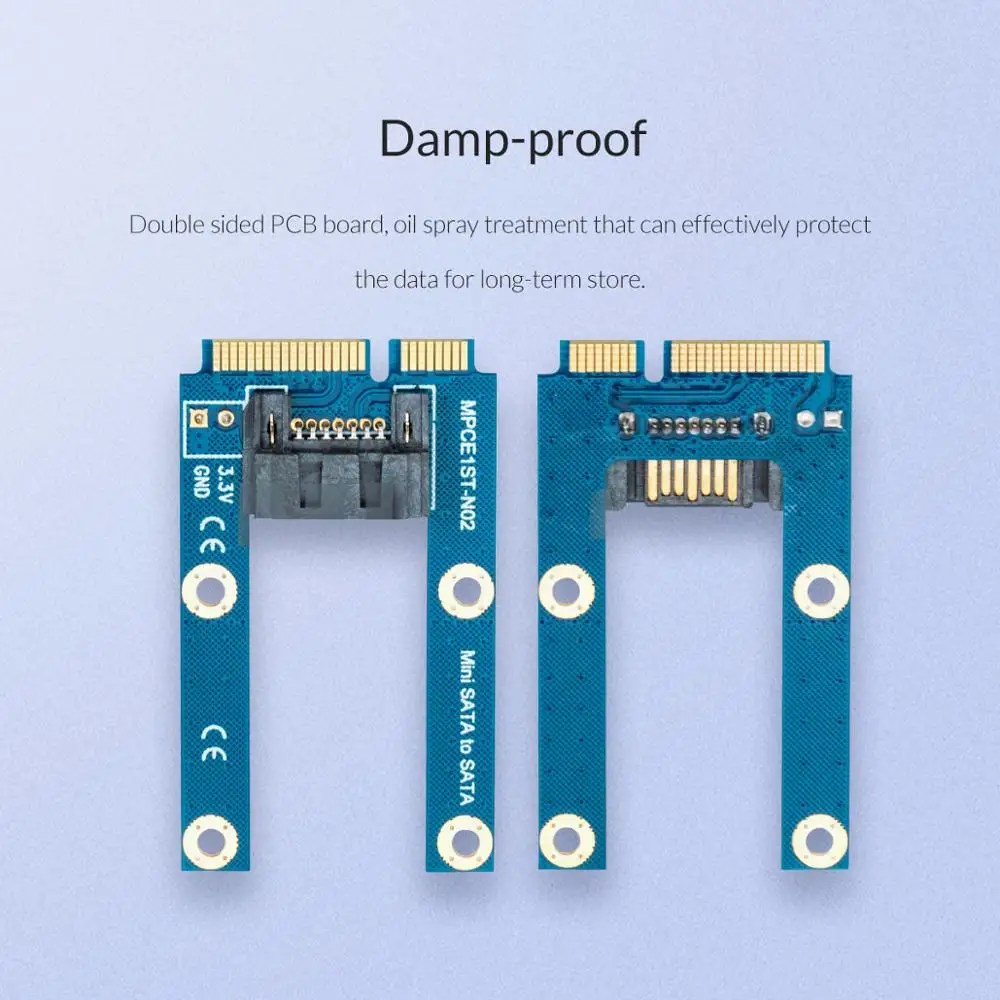 ORICO SATA 7PIN к адаптер mSATA SATA3 протокол плоский тип SSD SATA3.0 SATAIII полный размер по