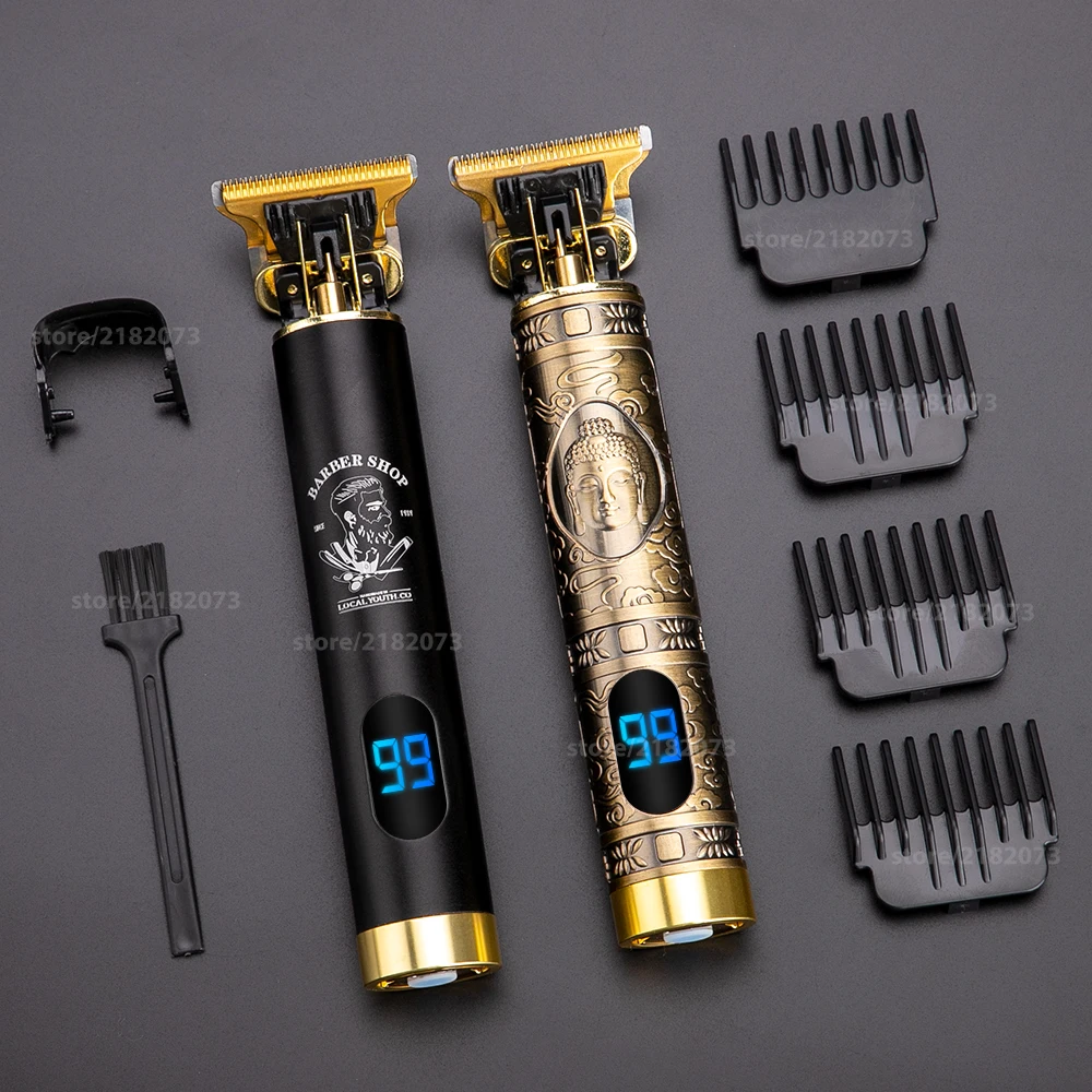 

LCD Hair Trimmer USB Rechargeable Trimmer For Men Cordless Shaver Hair Clipper Barber Hair Cutting Machine Haircut Styling Tool
