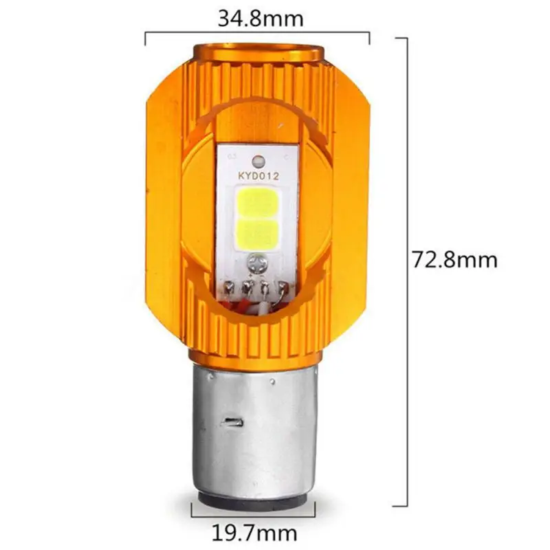 

Motorcycle Headlight LED BA20D H6 Bulbs Hi Lo Beam Moto LED Motorbike Headlight Lamp White 6500K Motorcycle Accessories