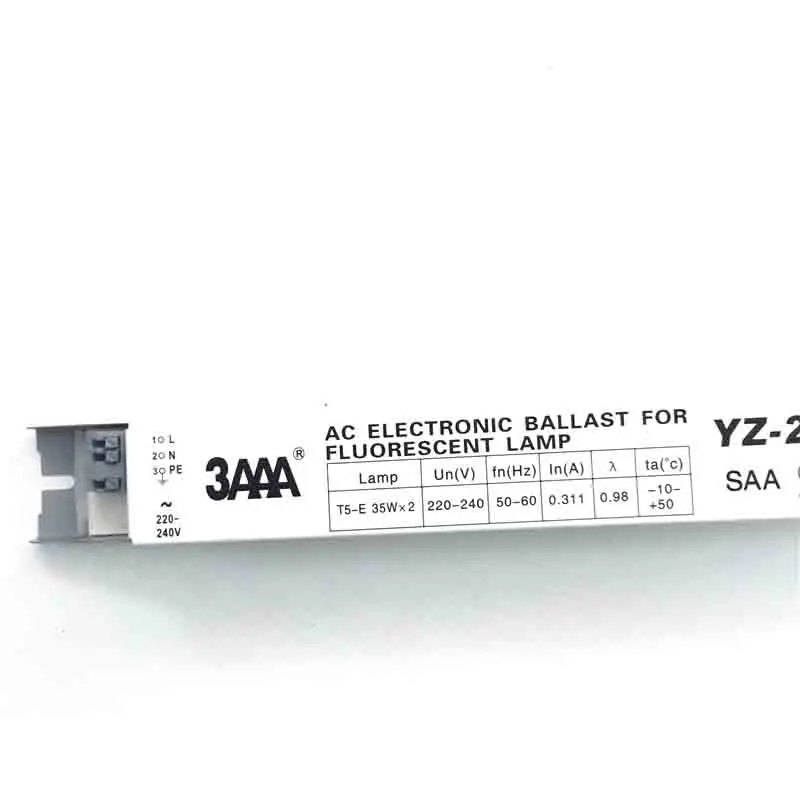 Электронный балласт YZ-235EAA T5-E 220 В люминесцентная трубка одна для двух 2x35 Вт