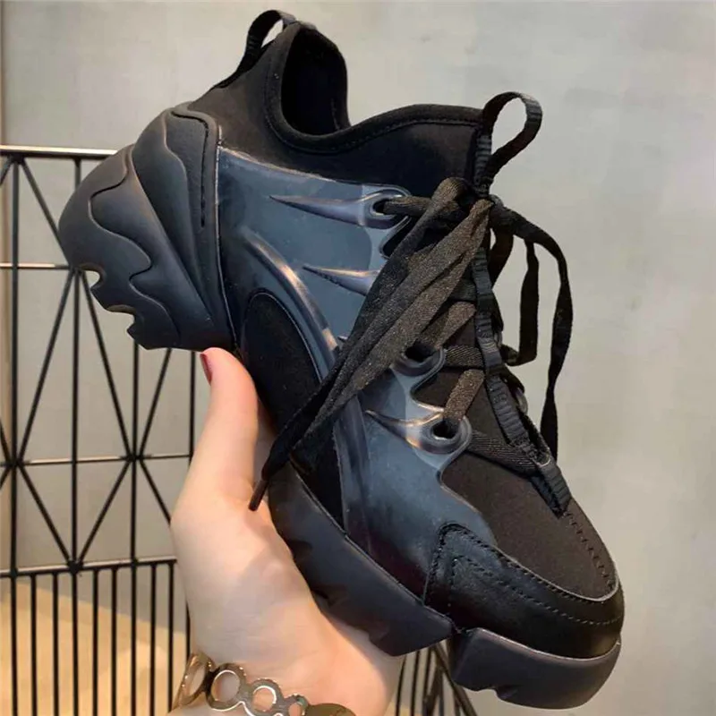 Обувь на платформе; женская обувь с принтом; Zapatos De Mujer на плоской подошве; ботинки с массивным каблуком и шнуровкой; кроссовки с круглым носком; женский спортивный для бега; Лидер продаж