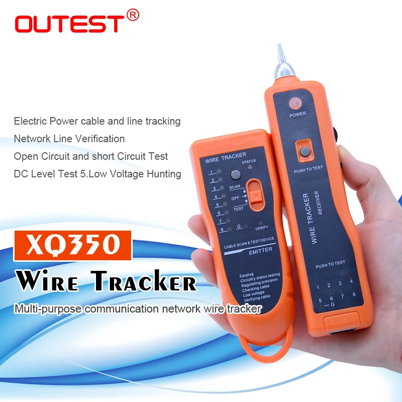 Провода трекер RJ45 RJ11 finder сети lan кабель телефонный Электрический провод трекер tracer тонер xq-350