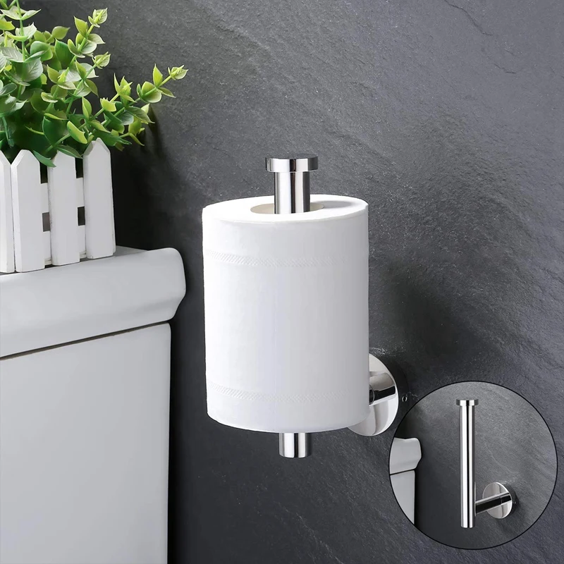 

Toilet Paper Holder for Bathroom 2 Pack Tissue Holder Dispenser Stainless Steel Toilet Roll Holder Wall Mount