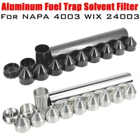 13pcs fuel filter 12 28 58 24aluminum fuel trap solvent filter for napa 4003 24003 10in strainer auto replacement parts