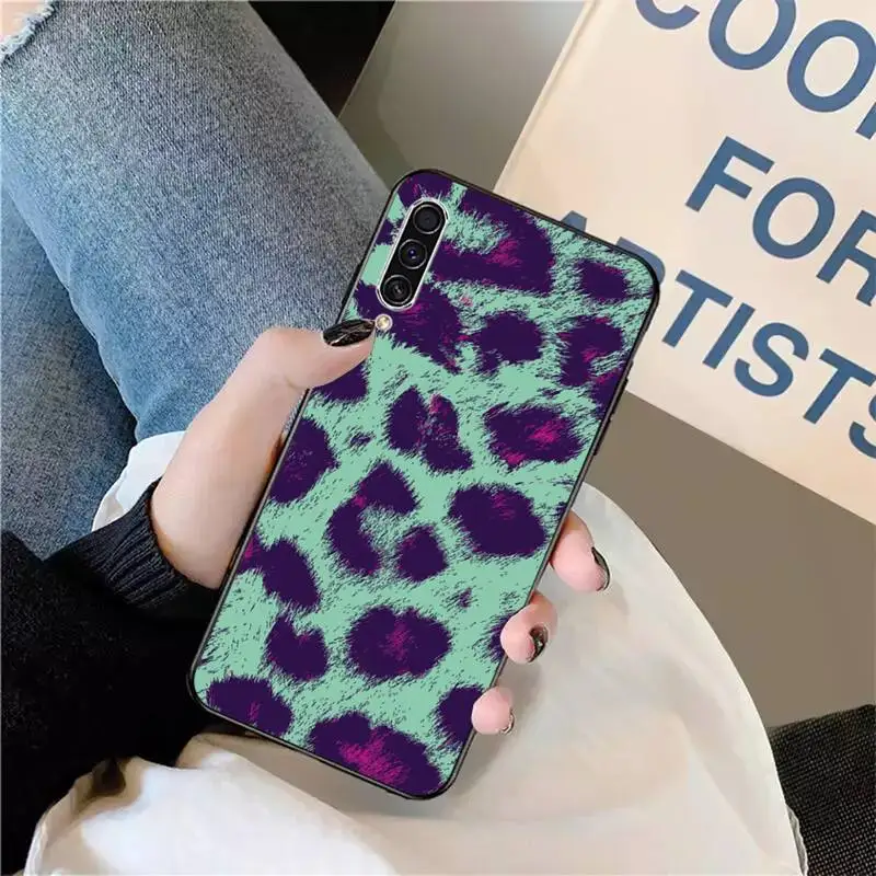 

Tiger Leopard Print Phone Case For Samsung A40 A31 A50 A51 A71 A20S S8 S9 Plus note 20 ultra