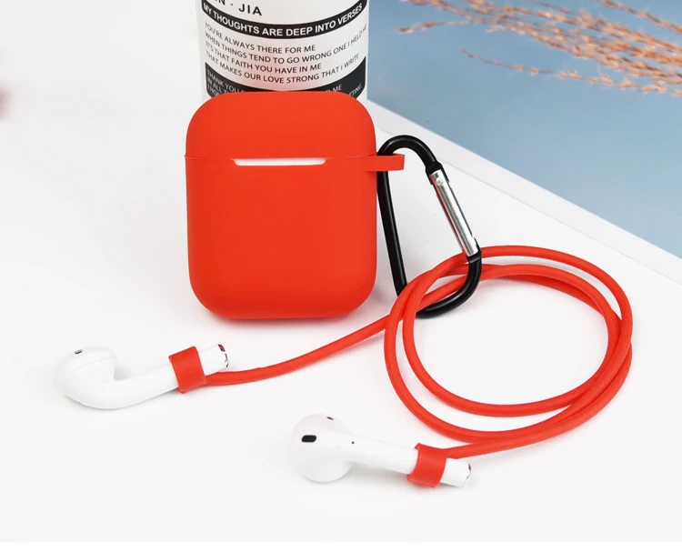 3 шт./компл. силиконовый беспроводной Bluetooth футляр для наушников для Airpods 1 2 TWS вкладыши наушники аксессуары защитный чехол