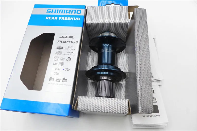 Shimano SLX M7110 28/32 отверстие велосипедная ступица MTB велосипедный Центральный замок