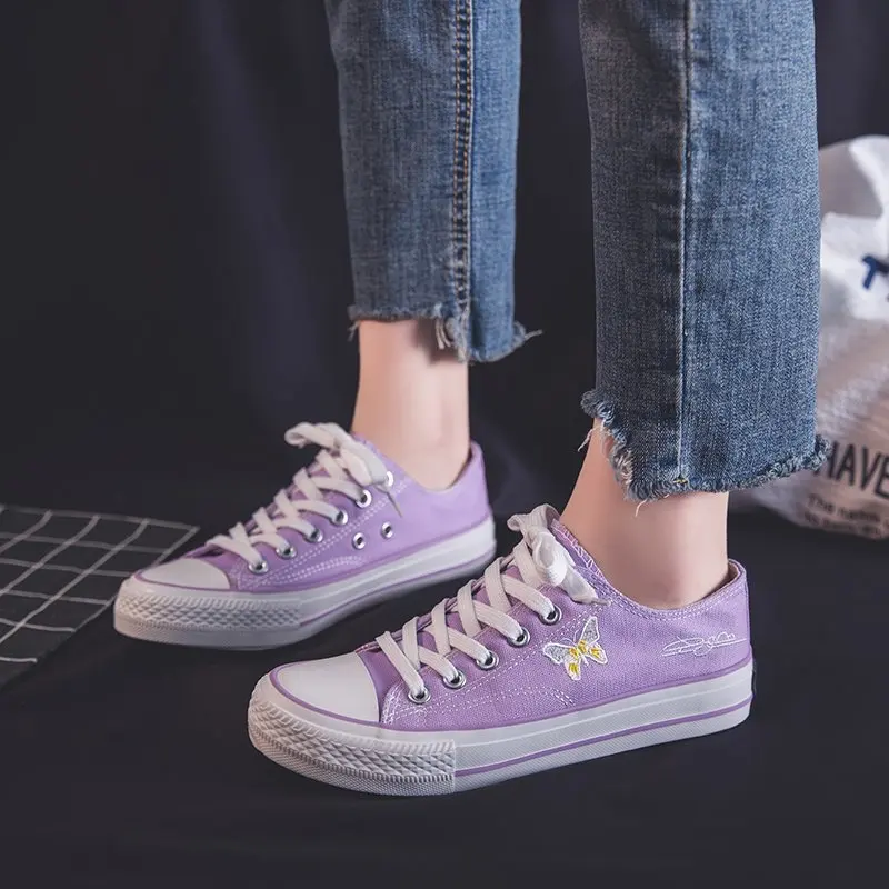 2020 модные кроссовки Женская Вулканизированная обувь Студенческая для девочек
