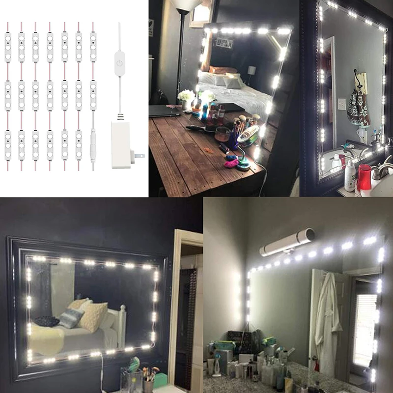 

Led Mirror Lights Silikang Vanity Make Up Strip Light LED 10ft Ultra Bright