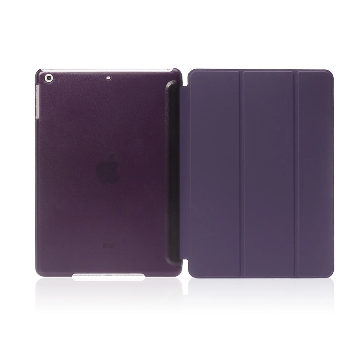 Фиолетовый Умный кожаный чехол-подставка для планшета Apple Ipad Air 9,7 дюймов PU Wake для I Pad 5 Air1 Sleepcover Ipadstand кожаный чехол - Цвет: Фиолетовый