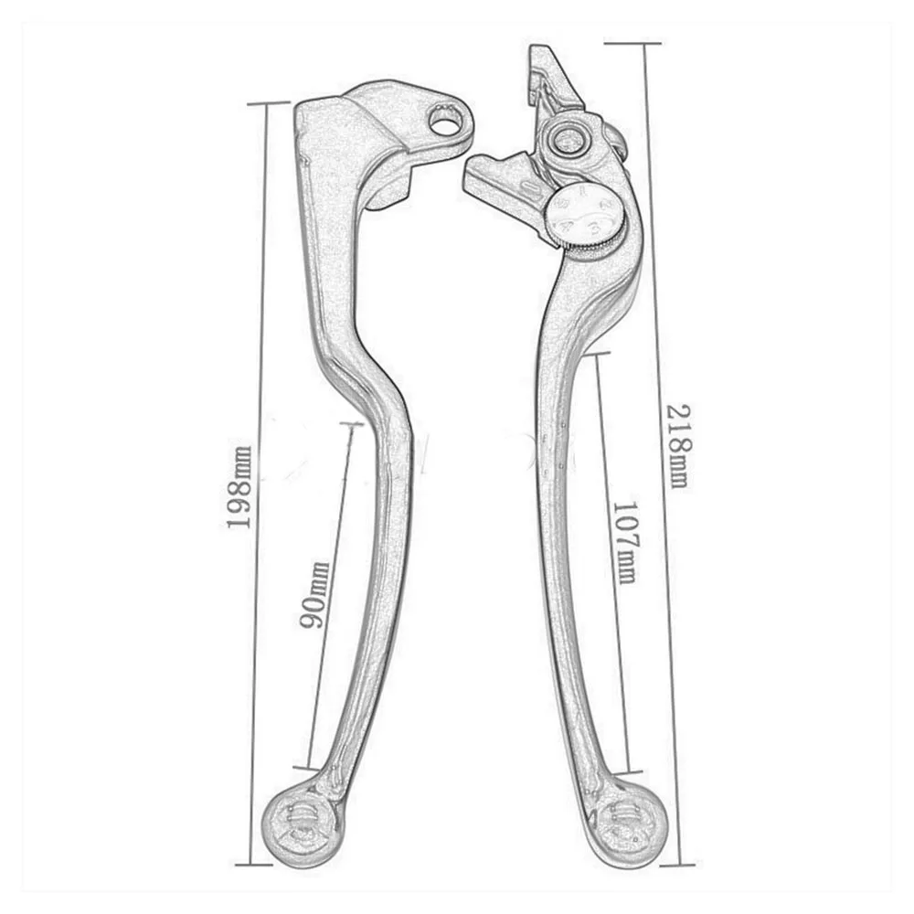 Motorcycle Aluminum Alloy Brake Clutch Lever For Suzuki GSX-R 600 750 1000 TLR1000S SFV650 |