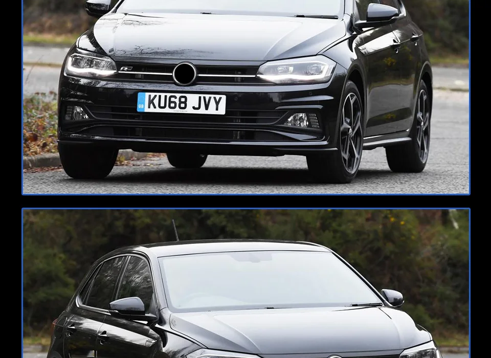 2 шт. автомобильный Стайлинг для VW Polo фары- Polo светодиодный фонарь DRL фара ближнего света дальнего света все светодиодный