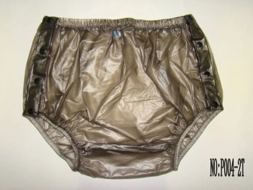 Пижамы для детей и взрослых недержания мочи пластиковые брюки P004-2T Размеры: M / L XL