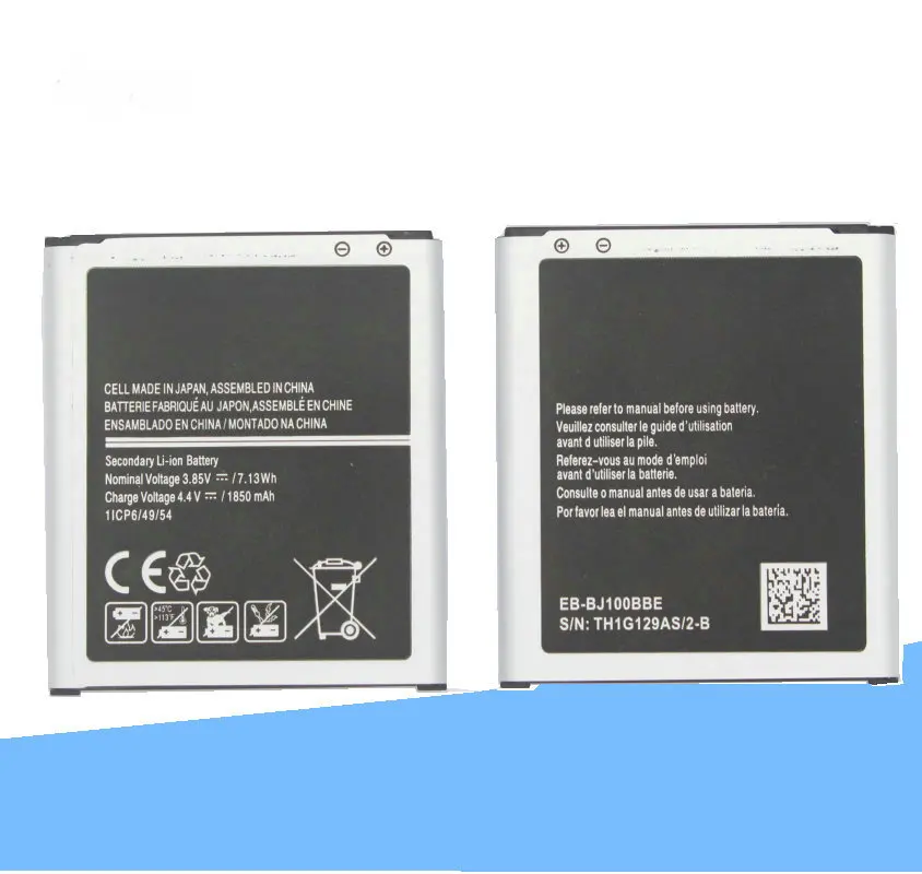 ISkyamS 1x1850 мА/ч EB-BJ100BBE запасная батарея для Samsung Galaxy J1 (2015) J100 J100F J100H J100FN J100M батареи |