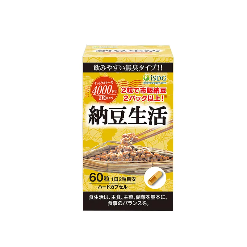 

Nattokinase 4000fu смешанный natto 60 капсул/бутылка