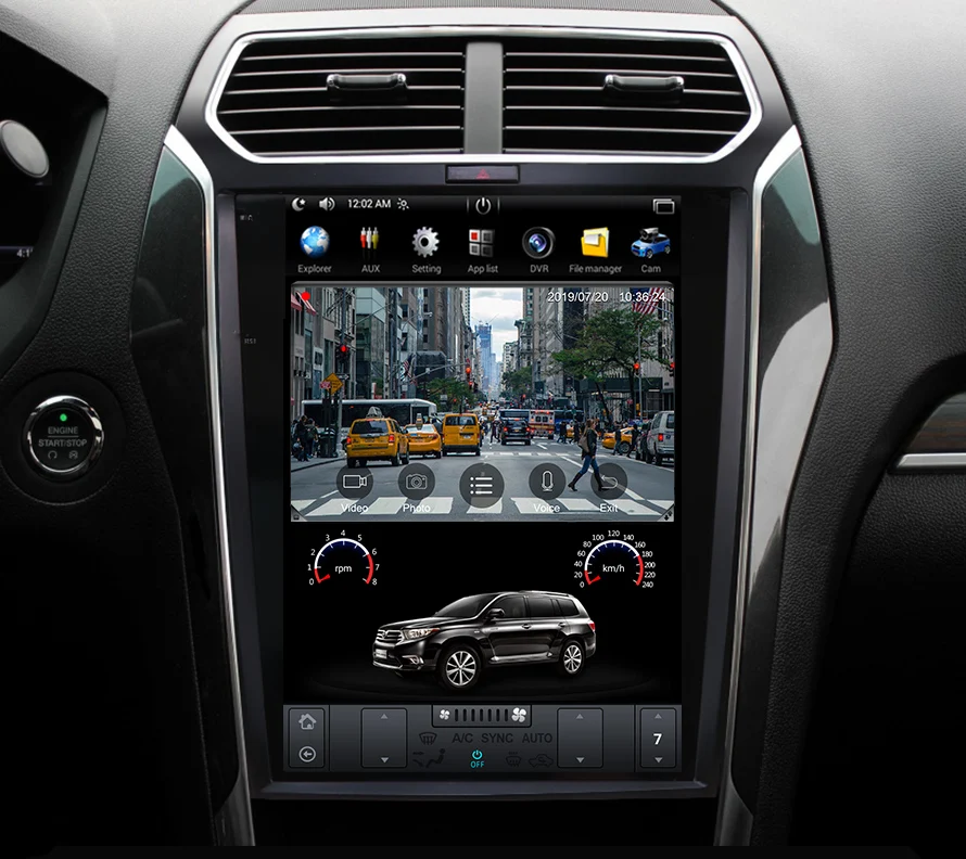 Tesla стиль Android 7,1 Автомобильный плеер gps навигация для Ford Explorer 2G 3 2G 2011 2012 2013 Автомобильный мультимедийный аудио стерео