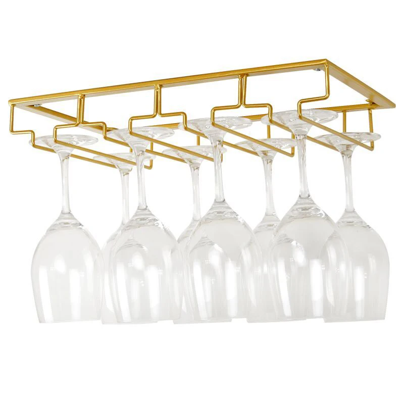 

Wine Glasses Rack Under Cabinet Stemware Rack Wine Glass Hanger Racks Wire Glass Holder HFD889