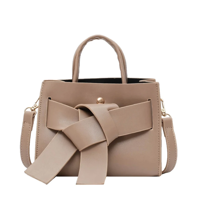 

Женская сумка из ПУ кожи, с бантом и клапаном