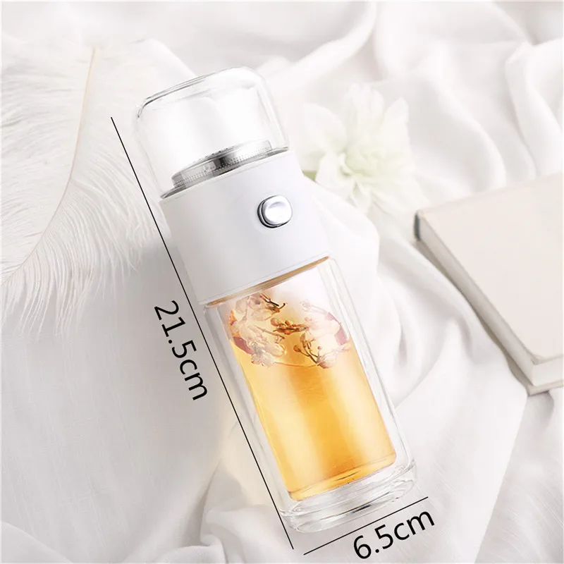 Стеклянная бутылка для воды с двойными стенками 220 мл|Бутылки воды| |