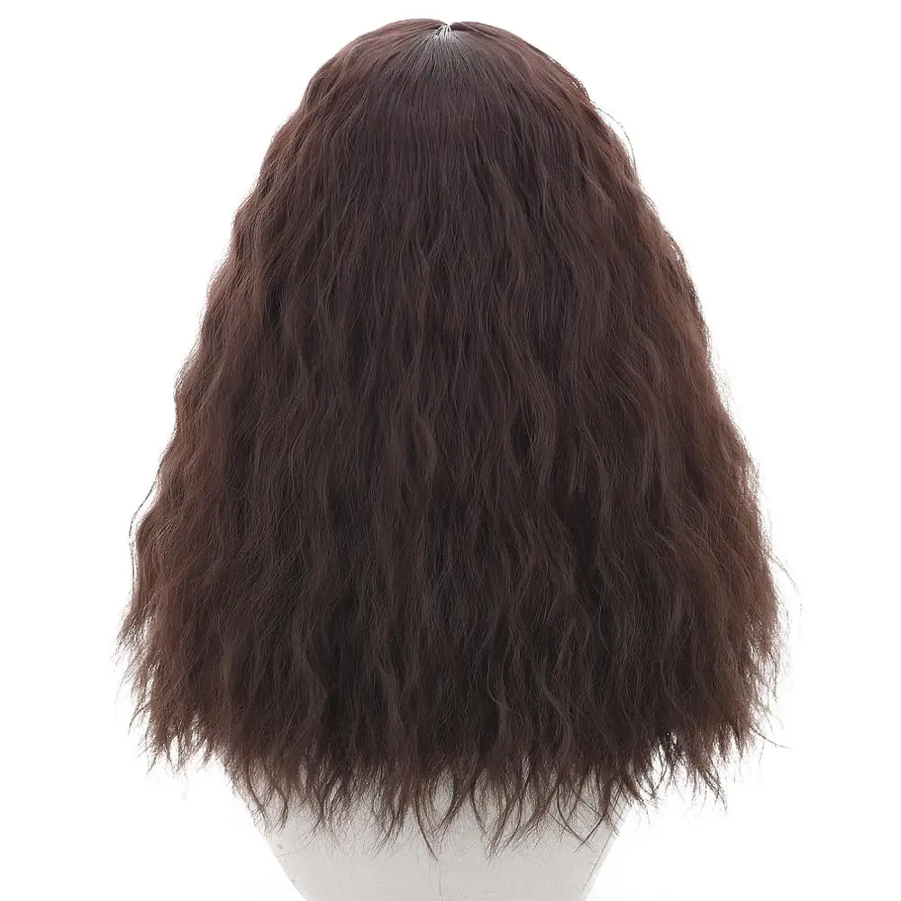 Auburn Long Wavy Synthetic Hair Wigs for Men: Winter Soldier Bucky Barnes Loki Thor Comic Movie Cosplay for Party Costume Halloween image 2