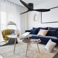 large size ceiling fan without lights with remote control 52inch whiteblack color american style decor ventilator ceiling fan